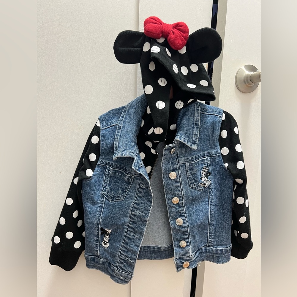 Minnie mouse denim jacket